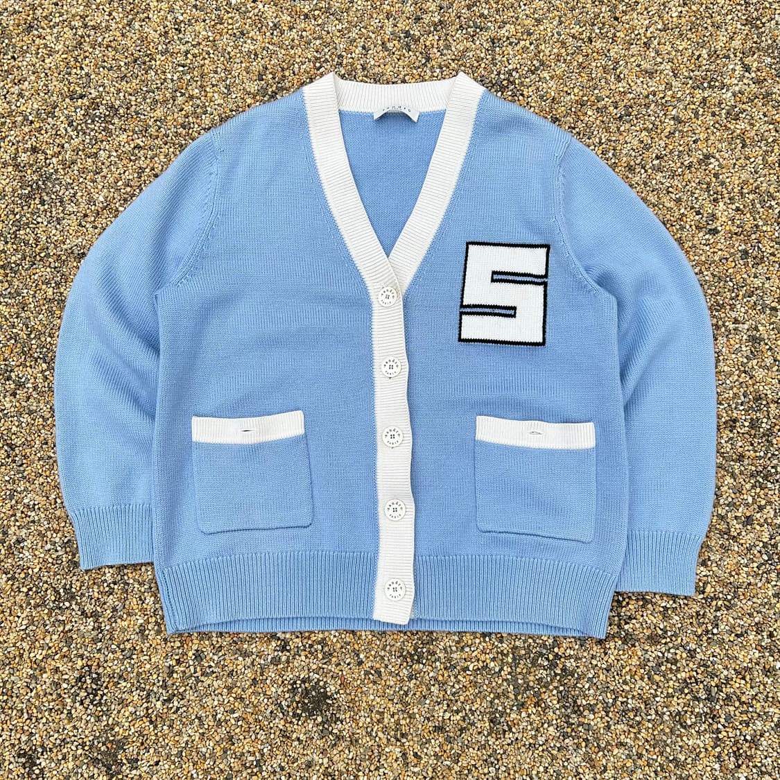 산드로 제니 블루 가디건 상품이미지1