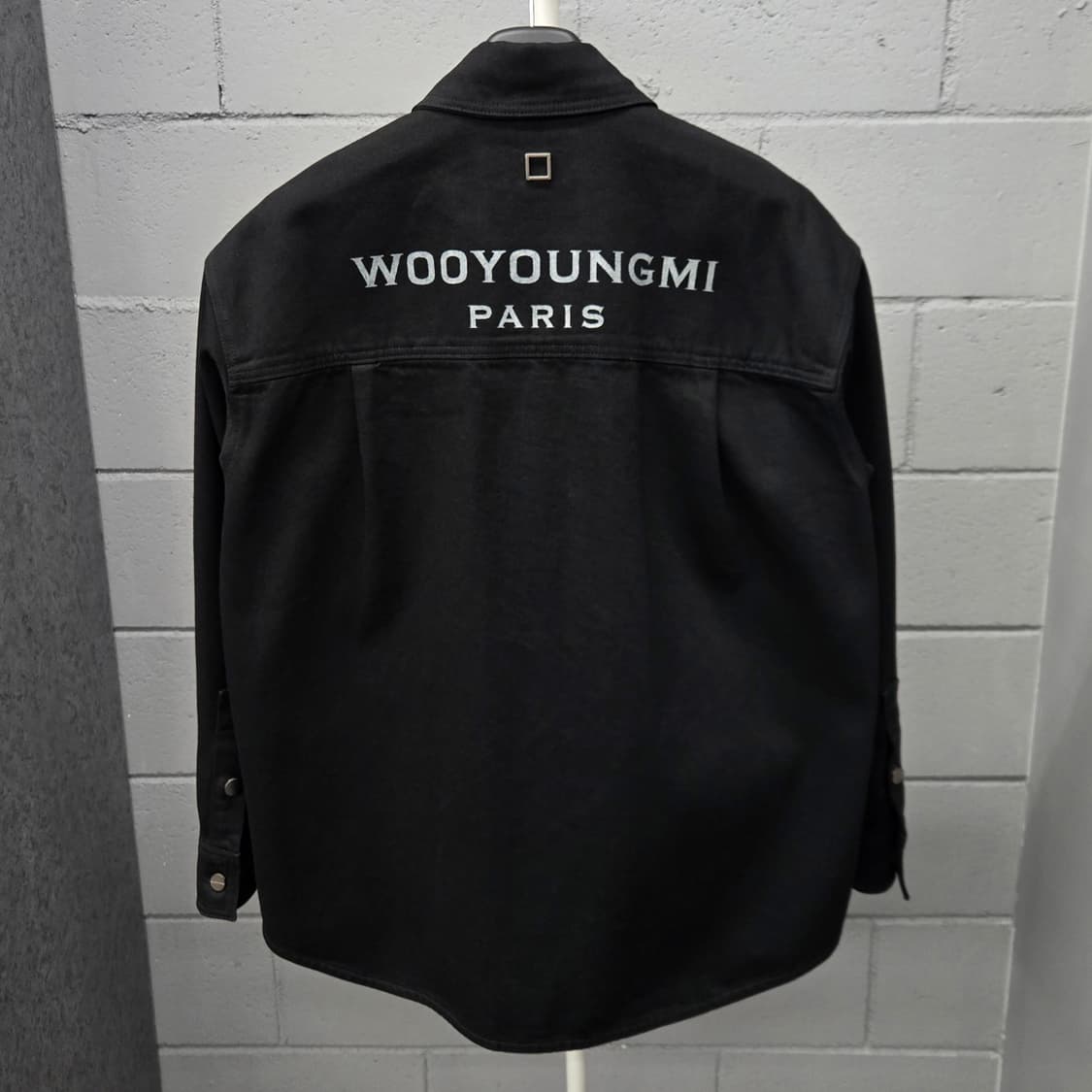 우영미 백로고 데님 자켓 오버핏44 상품이미지2