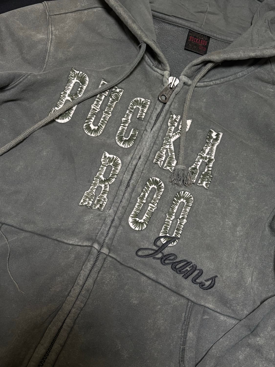 버커루 그런지 워싱 후드집업 상품이미지3