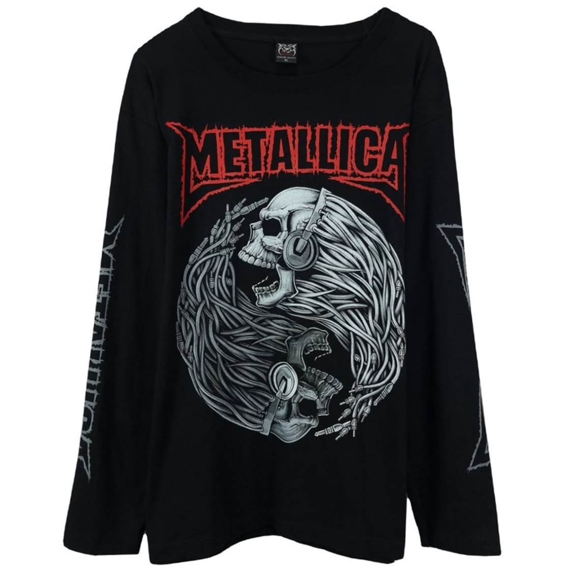 [빈티지] 메탈리카 프린팅 롱슬리브 긴팔티 락티 블랙 M20045 상품이미지2