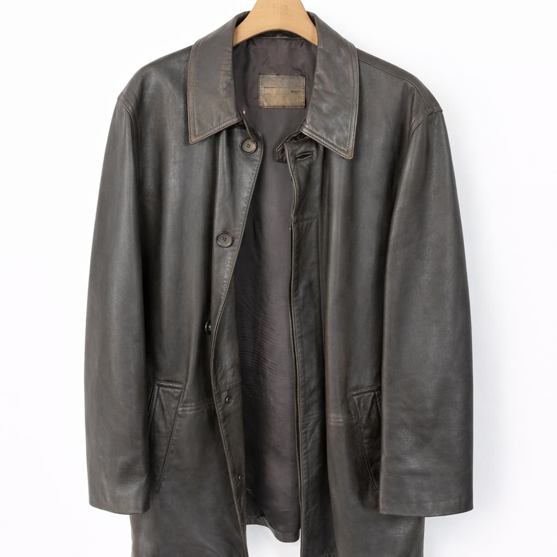 발리 레더 카코트 (BALLY Leather Car Coat) 상품이미지1