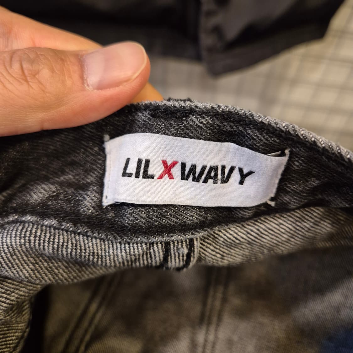 29~30인치 차콜 카고 데님반바지  상품이미지4