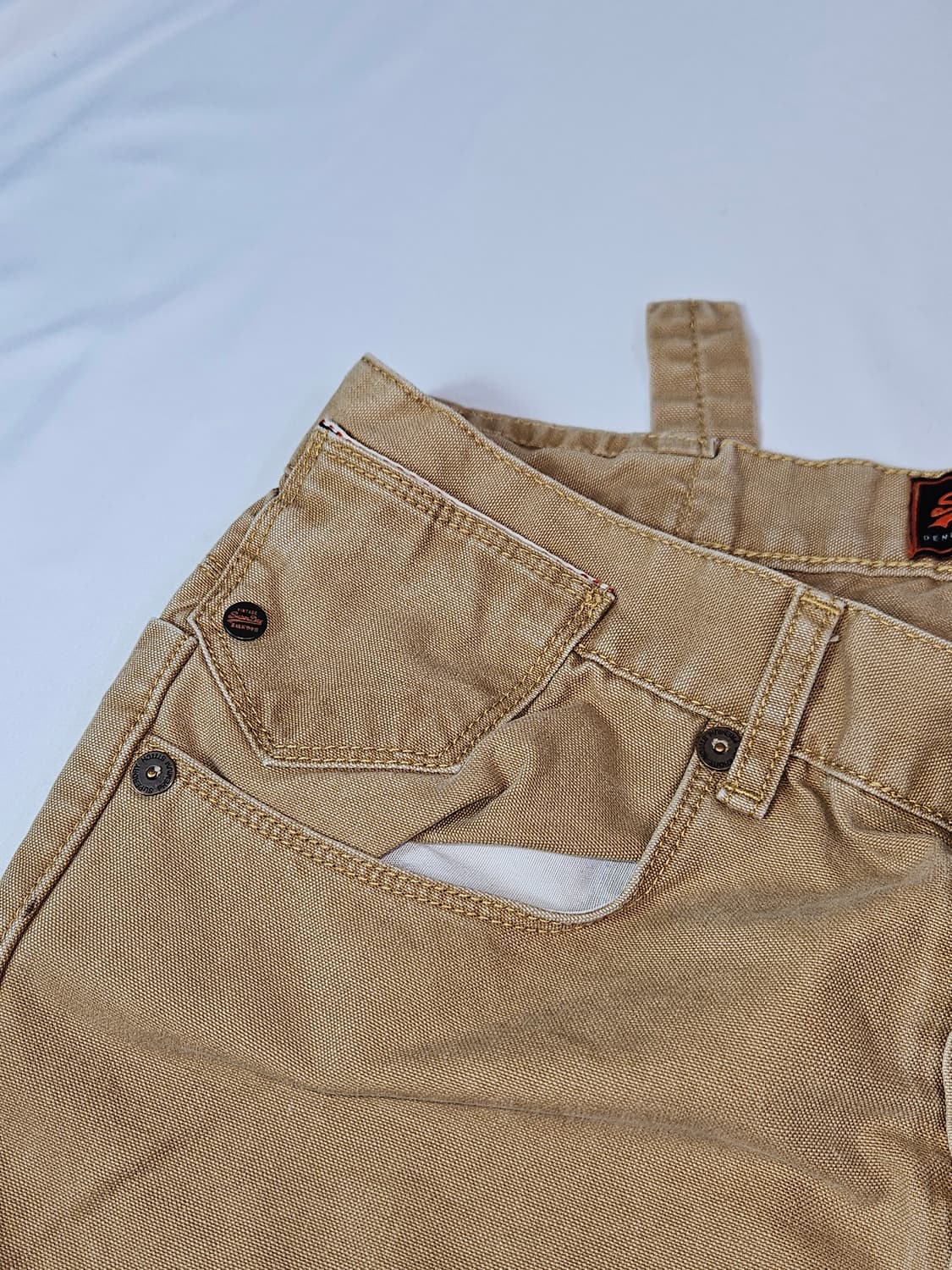 수퍼드라이 슈퍼드라이 빈티지시리즈 버클 워크팬츠 코튼 데님 30 상품이미지6