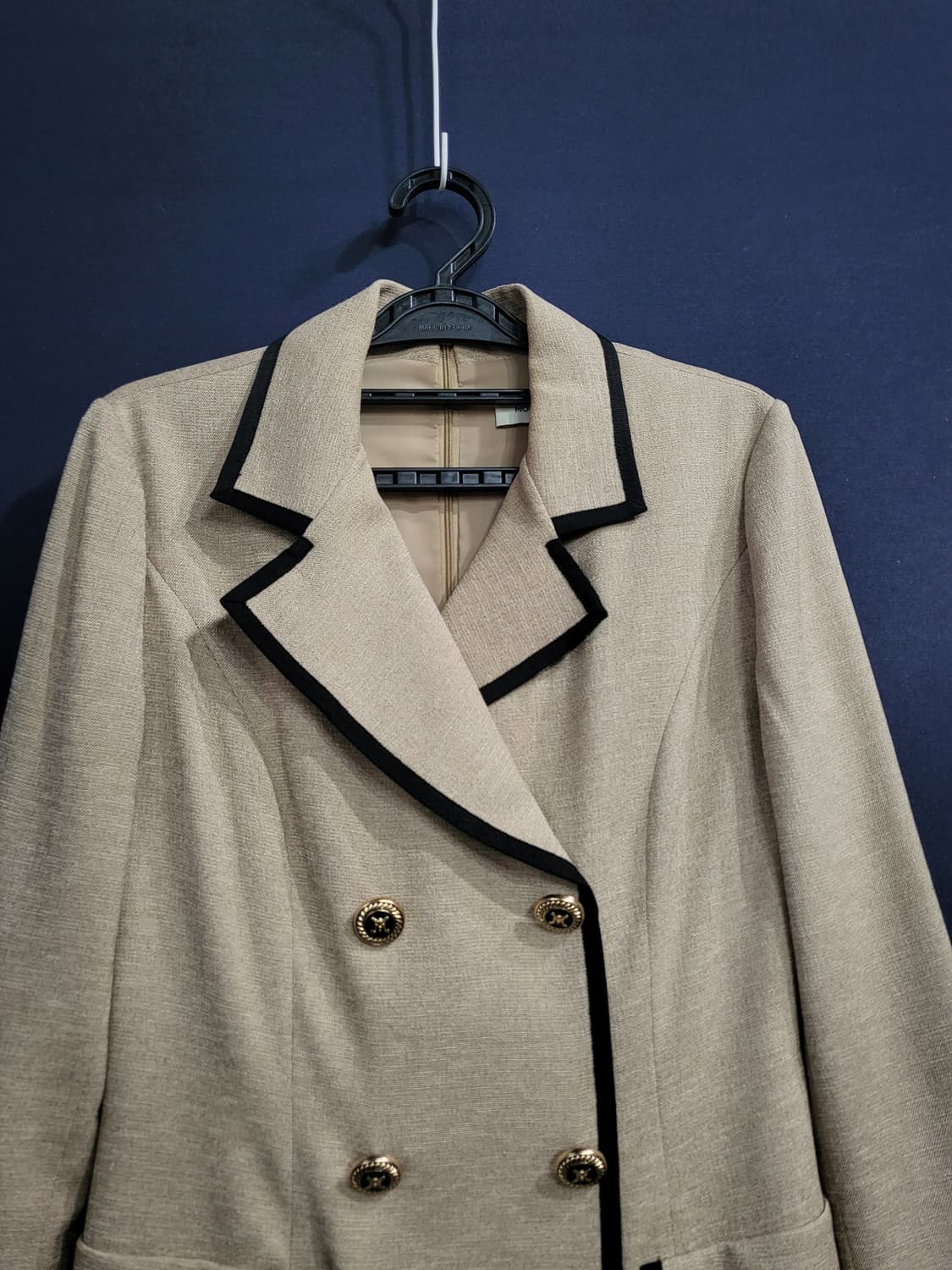 모조에스핀 카라넥 더블버튼 슬림핏 원피스 상품이미지4