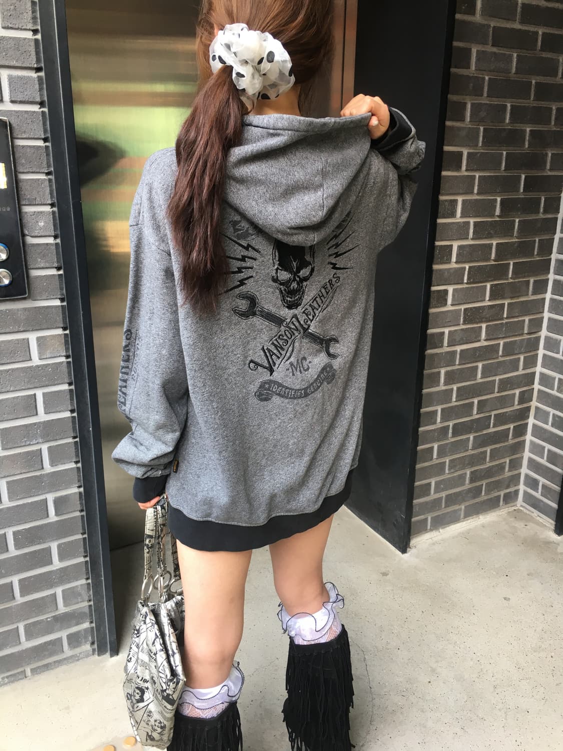 밴슨 스켈레톤 후드집업 상품이미지4