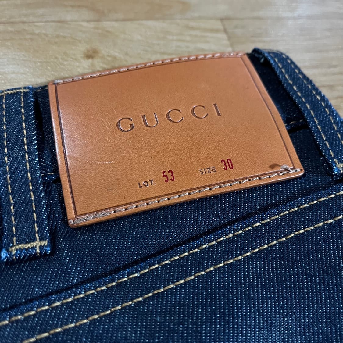 [30] 구찌 삼선웹 생지데님 상품이미지5