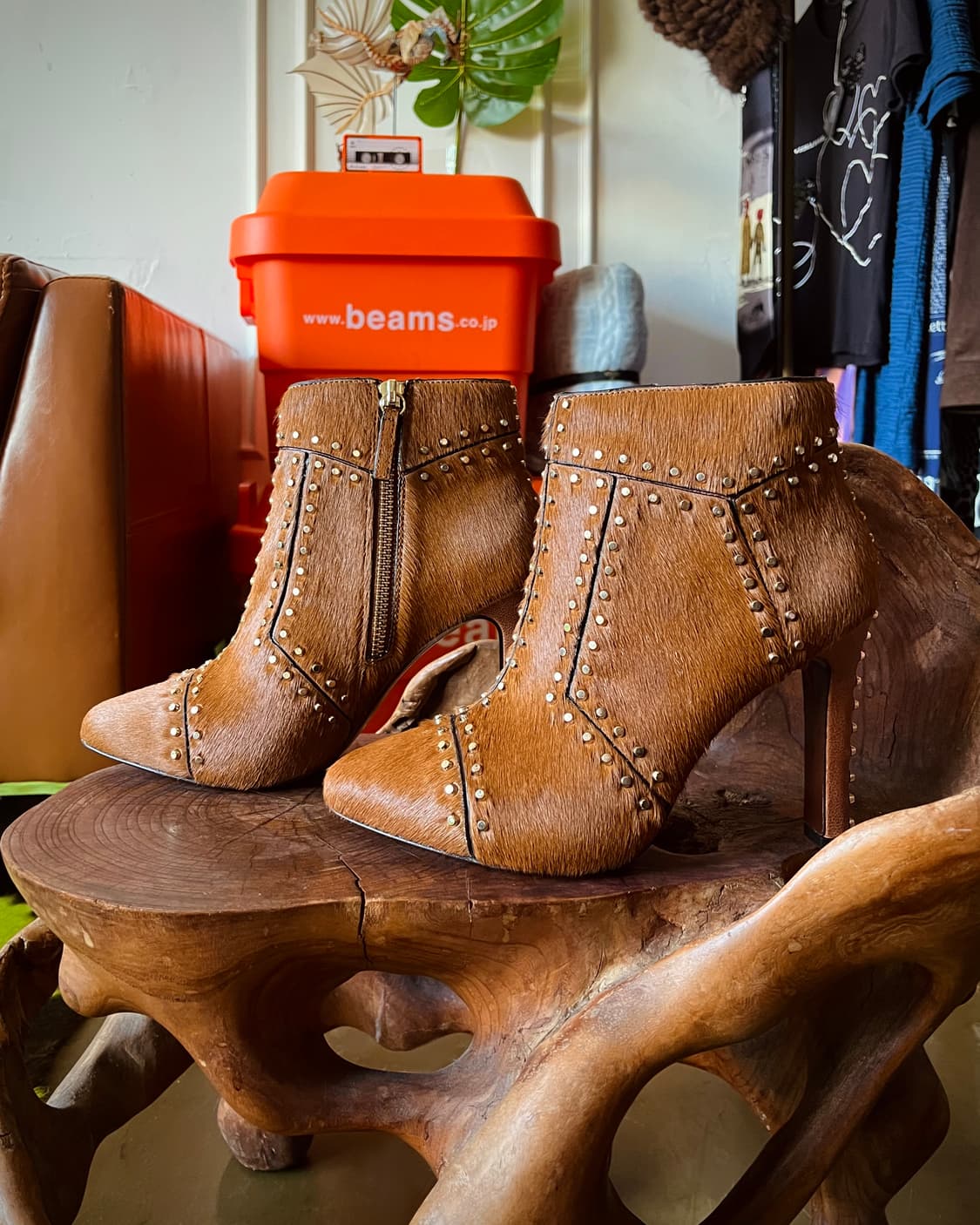 UNITED NUDE Real Pony Hair Studs Heel 상품이미지6