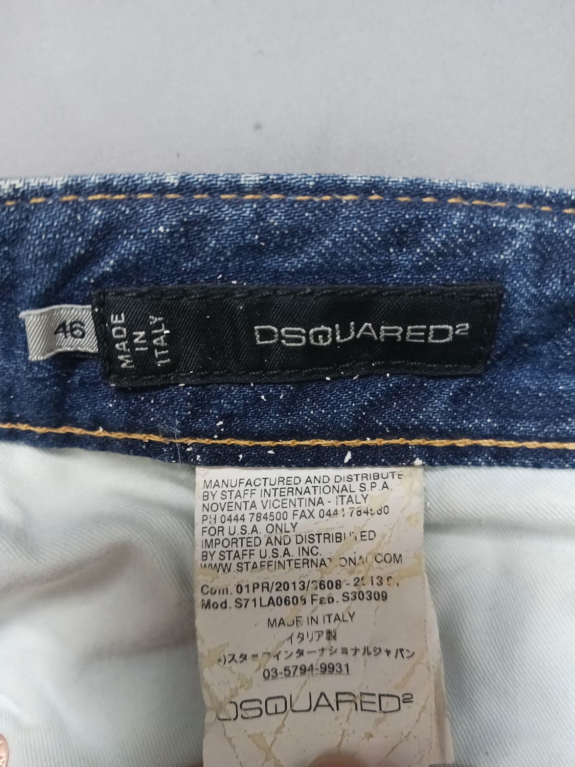 [32] 정품 디스퀘어드2 자수 래터링 케니 트위스트진 청바지 상품이미지10