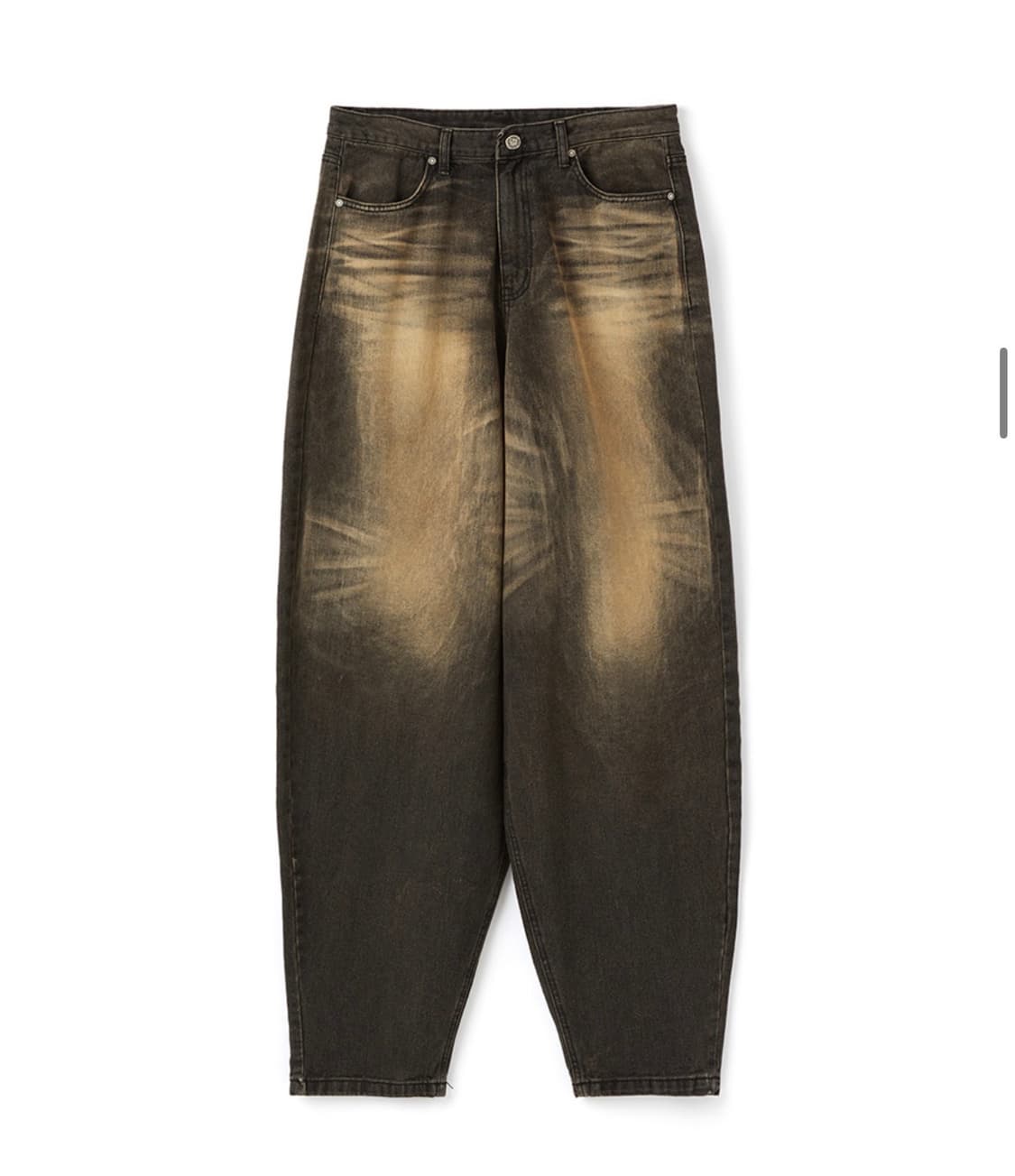 어썸 배기 데님 팬츠 블랙 상품이미지6