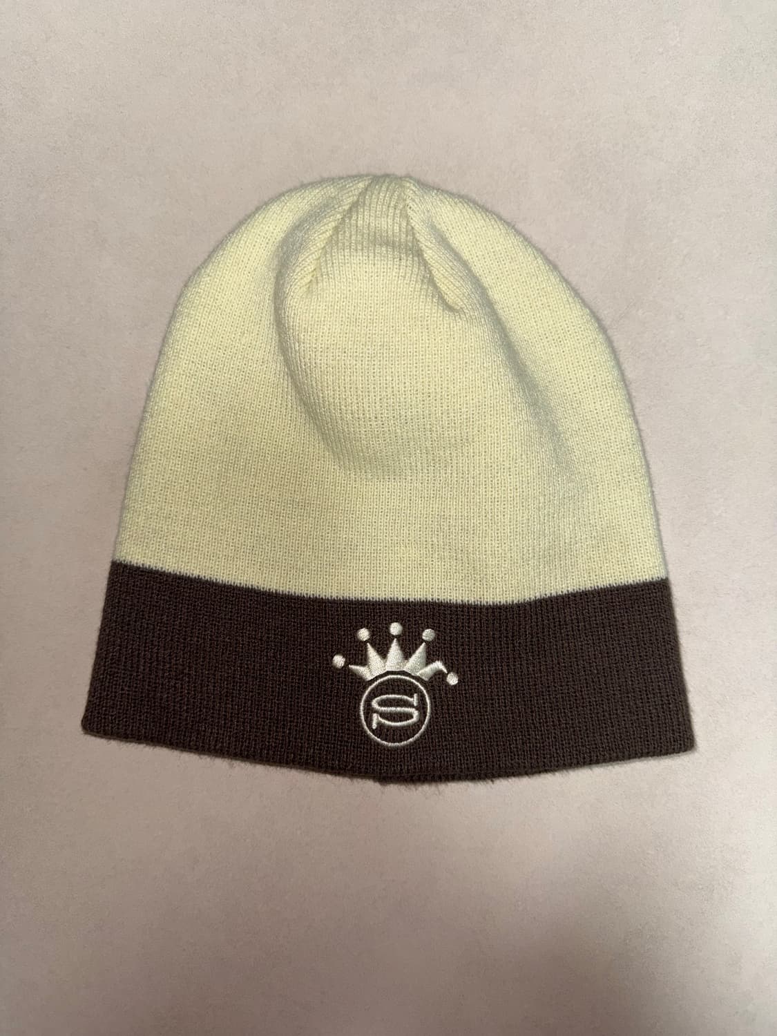 Stussy crown beanie / beige 상품이미지1