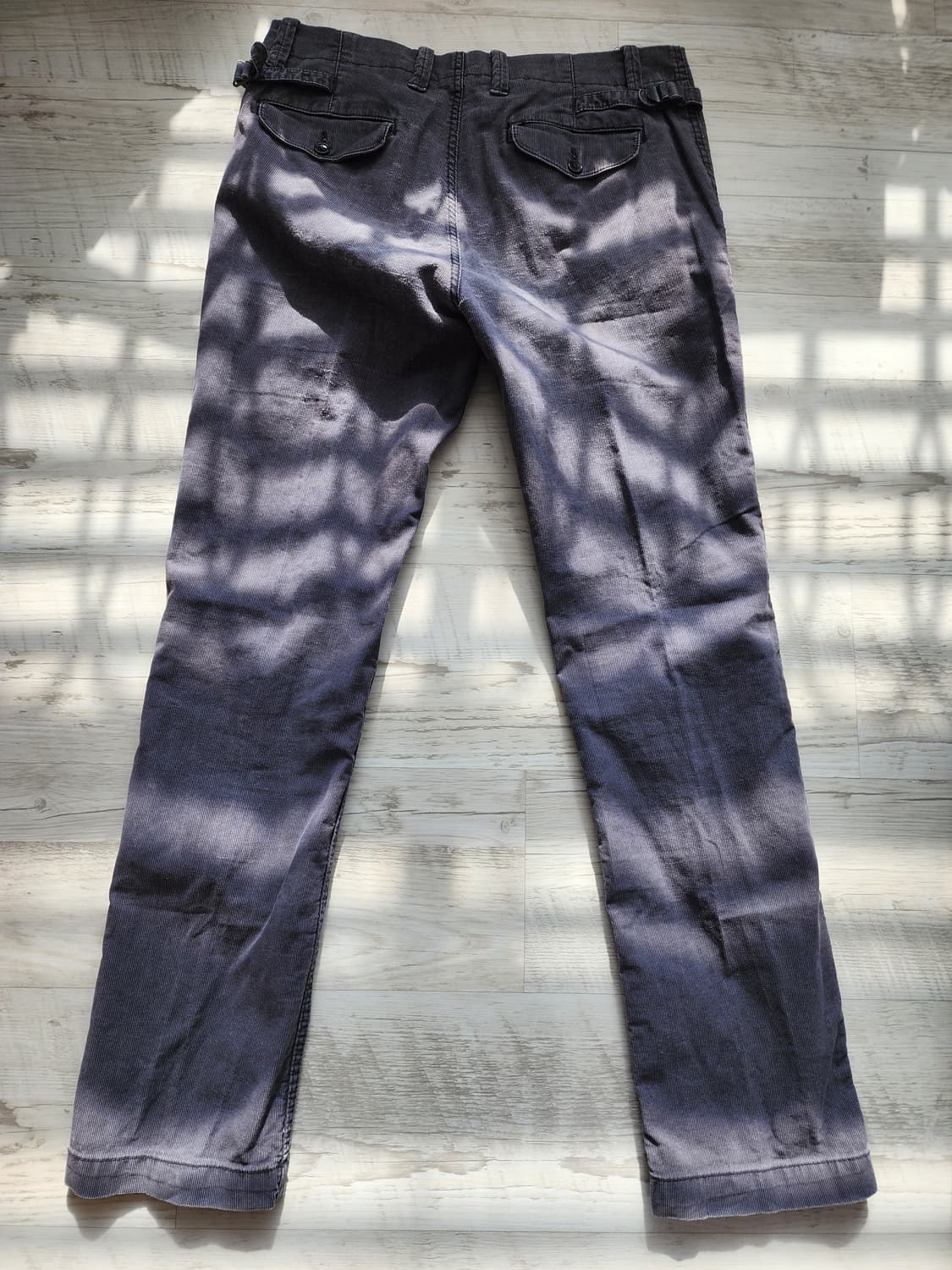 GAP 갭 코듀로이 팬츠 팜. 33사이즈 블루그레이 색상 골덴 바지 상품이미지2