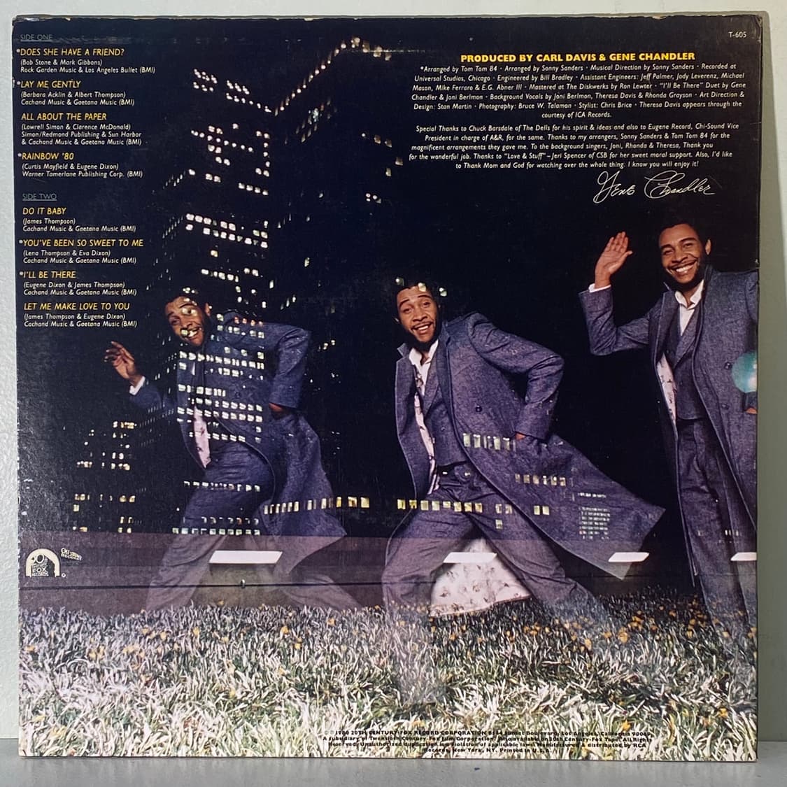 (중고LP-소울/디스코) Gene Chandler -'80 상품이미지2