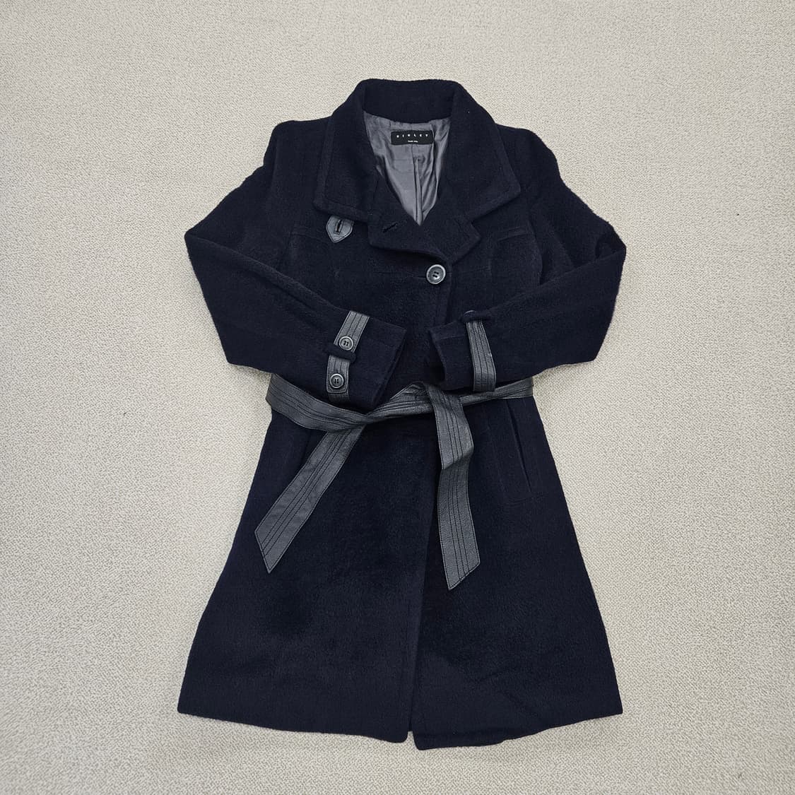 [42] 시슬리 여성 알파카 울 코트 1203JM1 상품이미지1