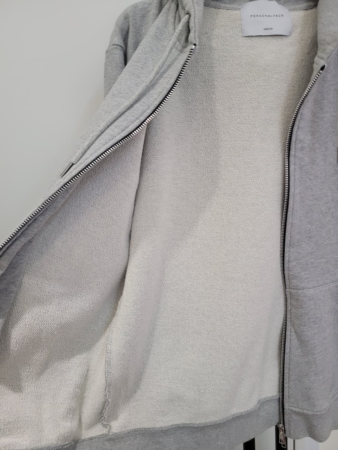 퍼스널팩 그레이 후드집업 M사이즈 상품이미지6