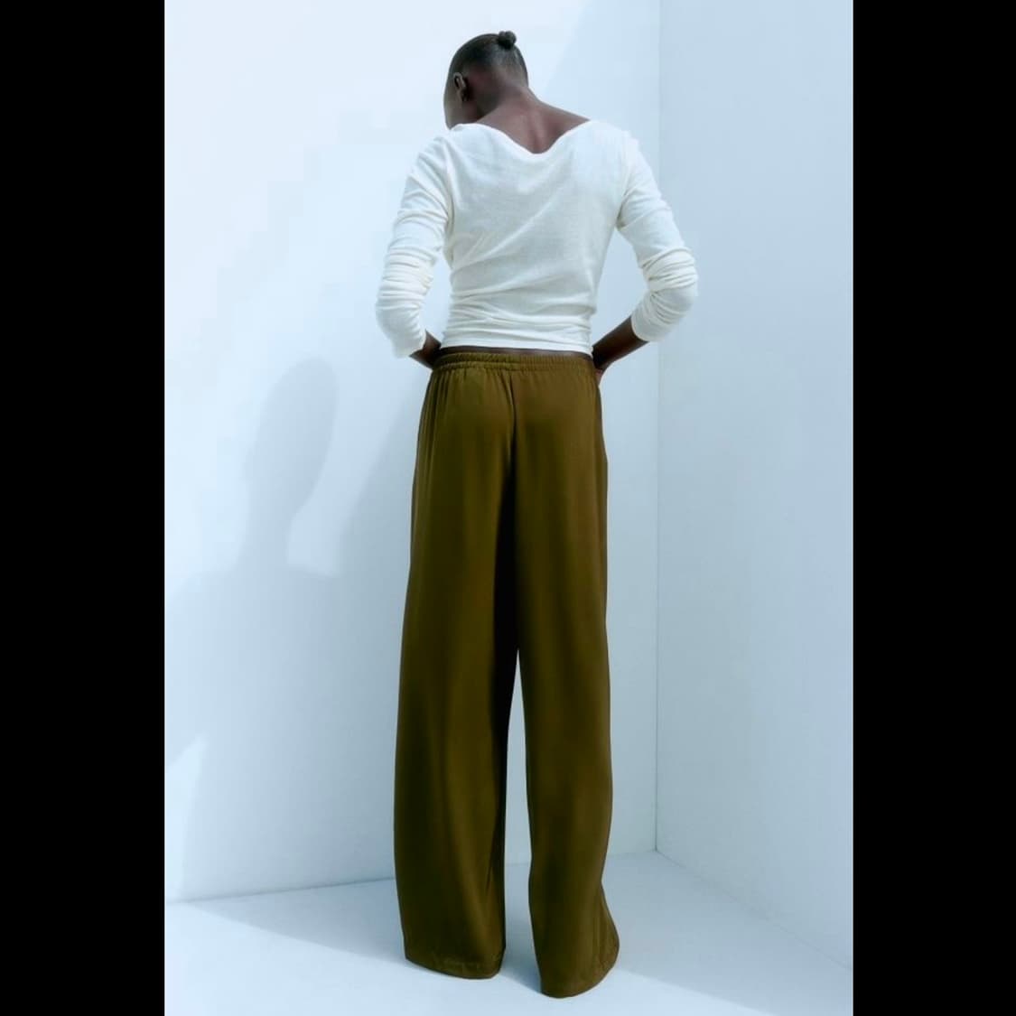 h&m 에이치앤엠 와이드 풀온 팬츠 (새상품) 상품이미지7