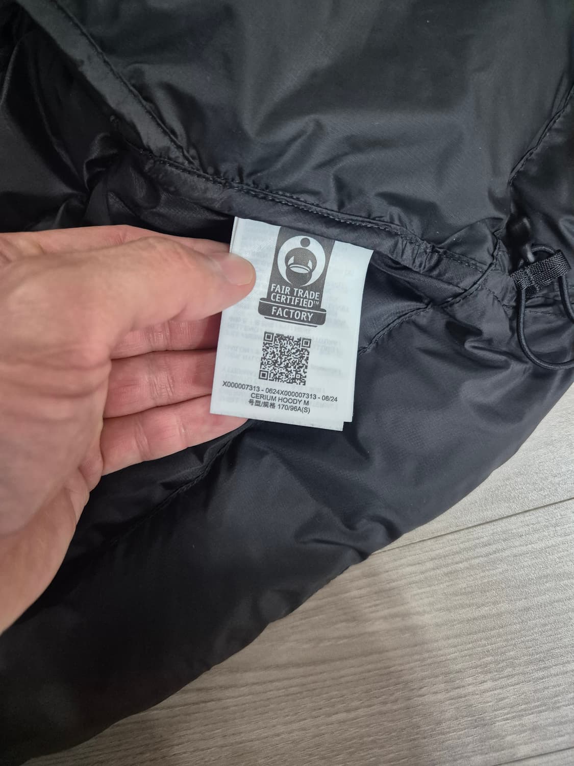 [S] 24FW 아크테릭스 세륨 후디 블랙 상품이미지4