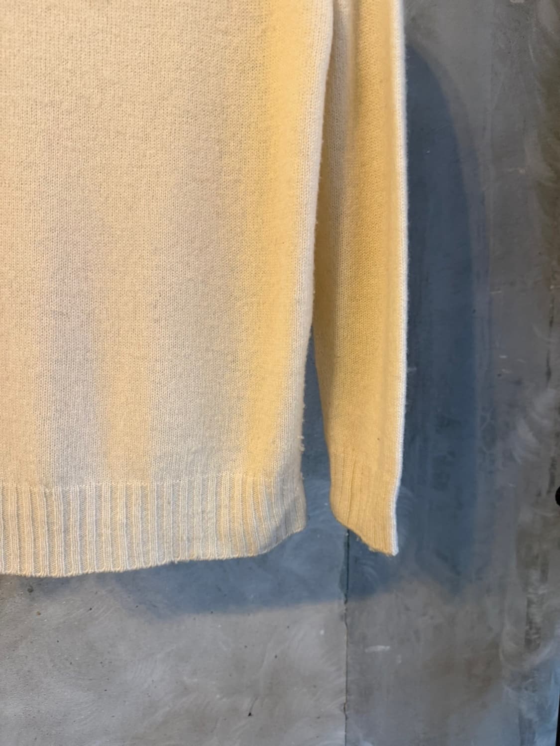 파일멜런지 셔틀랜드울 니트 66~77 상품이미지6