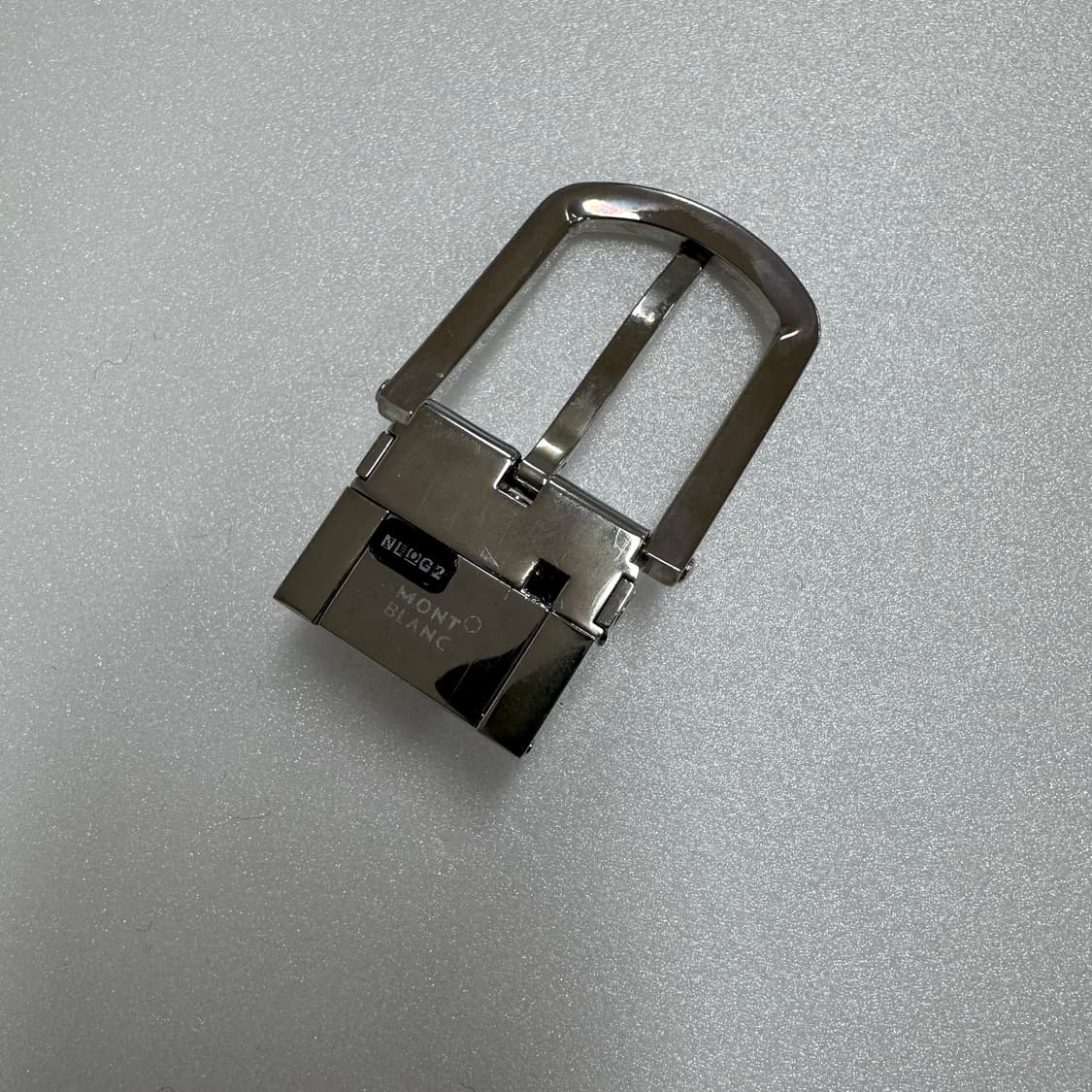 몽블랑 벨트 버클 실버 메탈 (버클만 판매) 상품이미지5