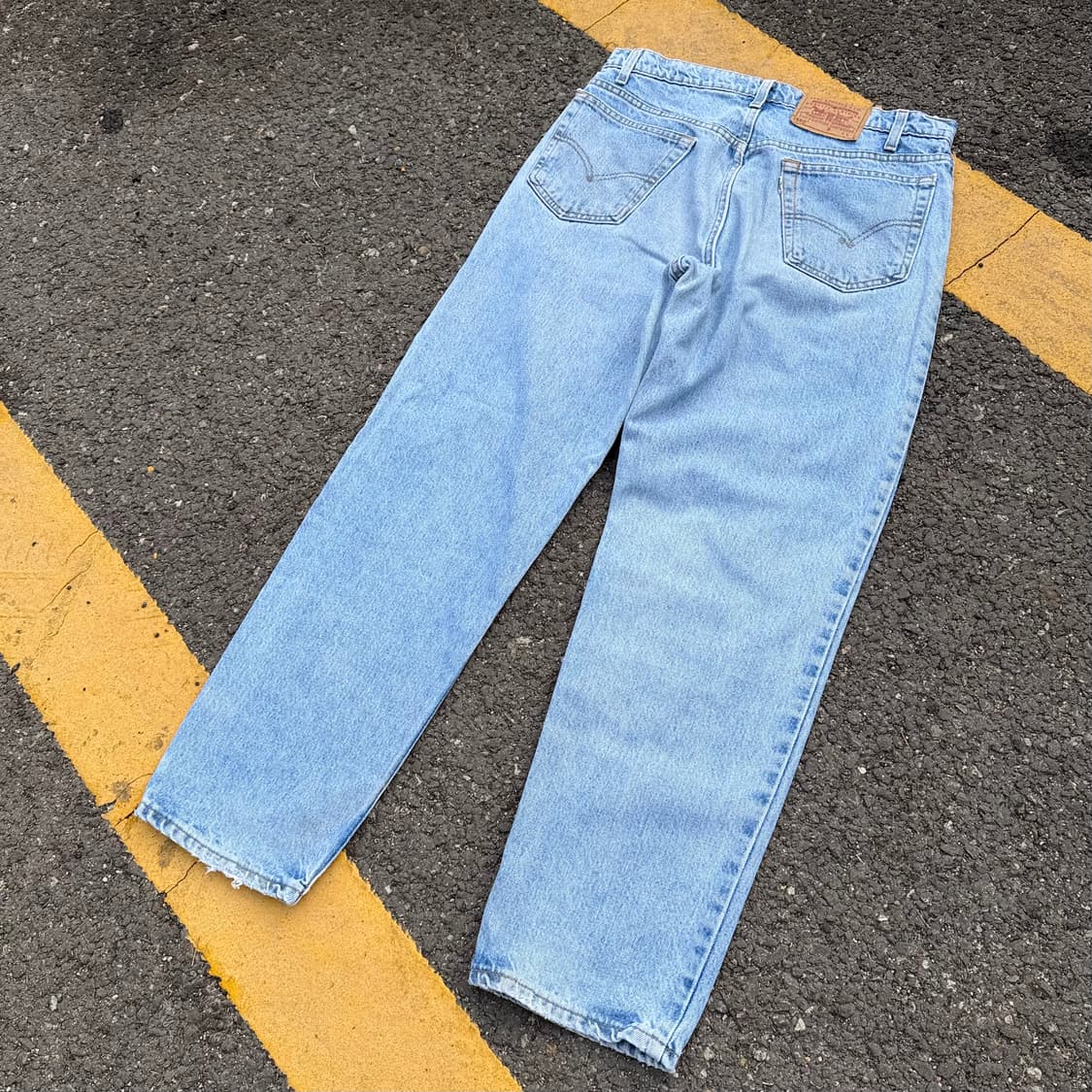 90s USA 빈티지 리바이스 550 W36 L30 연청 상품이미지6