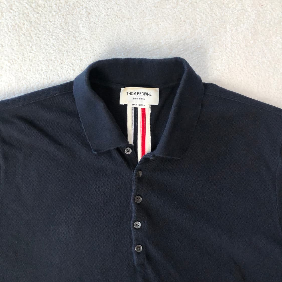 톰브라운 백삼선 카라티  상품이미지4