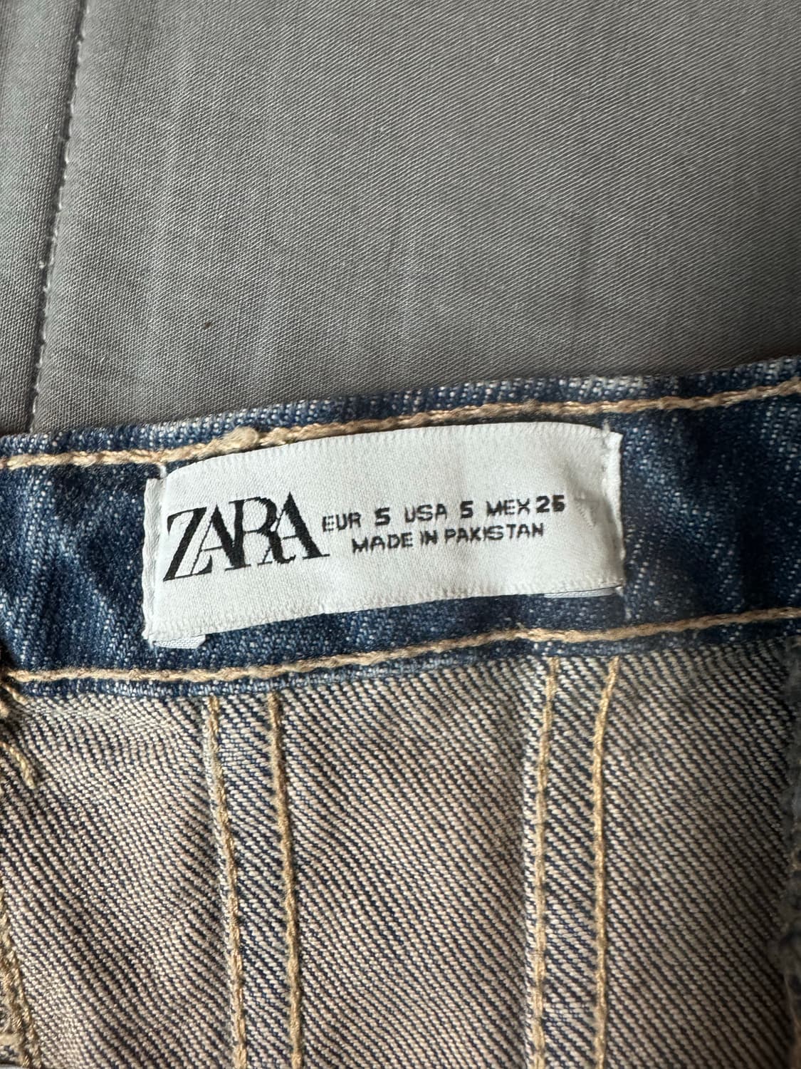 자라 데님탑 s사이즈 상품이미지2