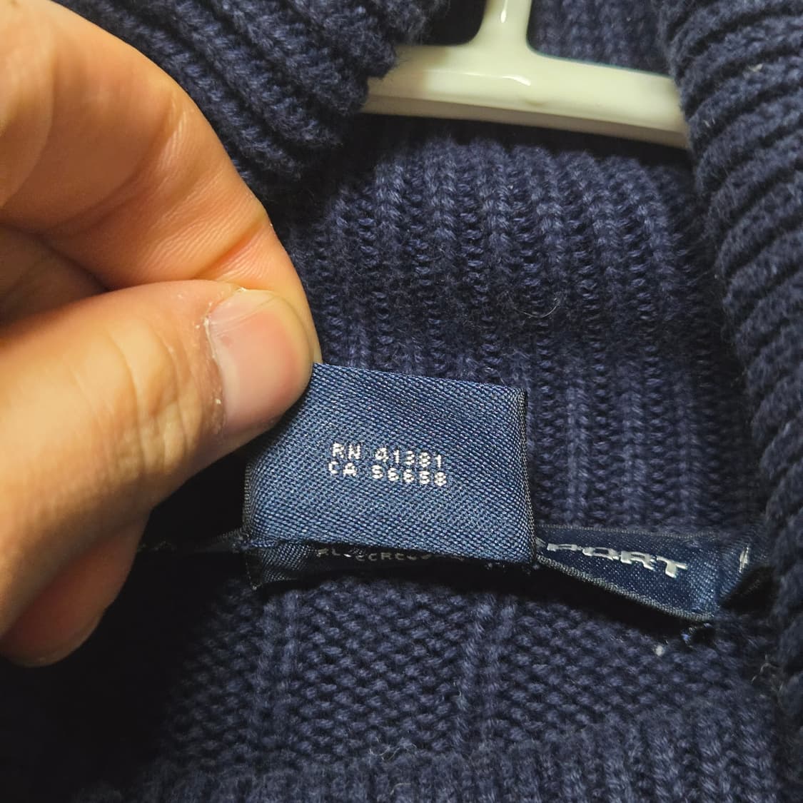 폴로랄프로렌 스포츠 코튼 폴라 롱 니트 / 여성 니트 상품이미지6