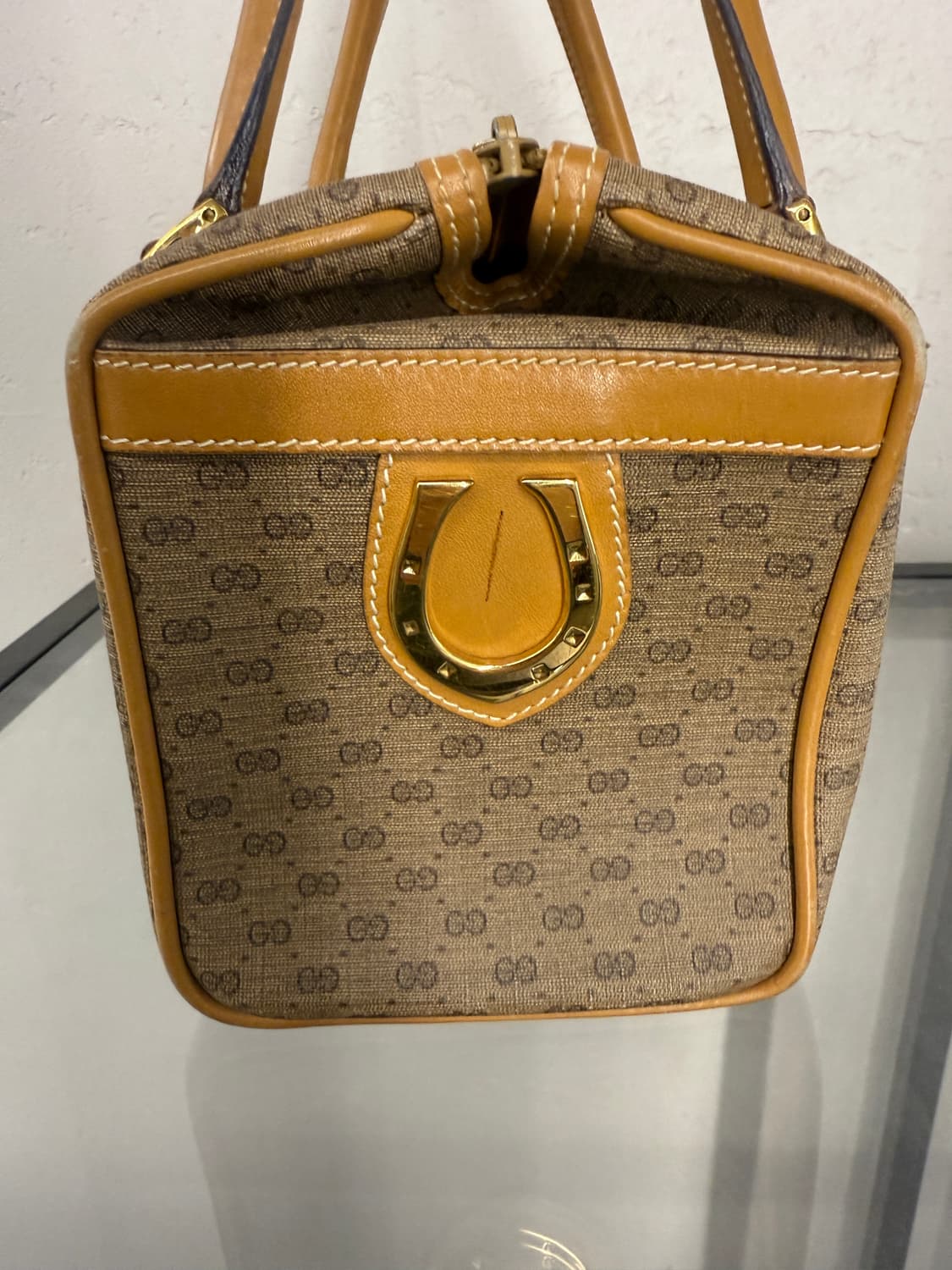 구찌 빈티지GG 패턴 탑 핸들 토트백 상품이미지3