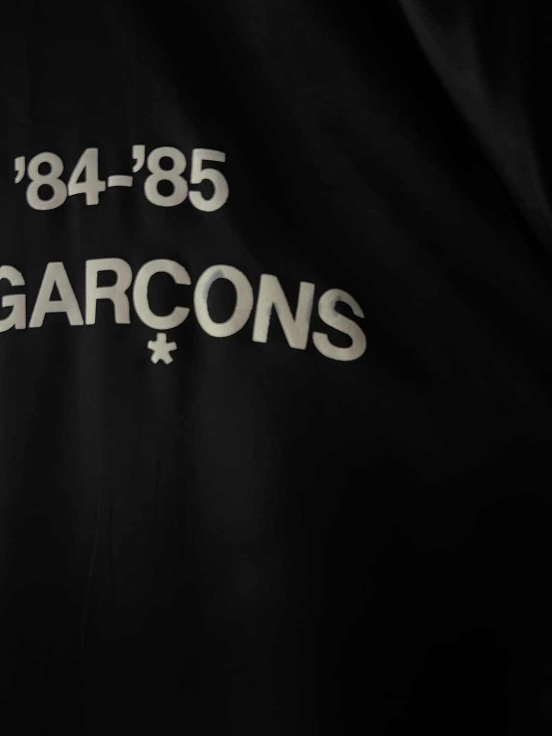 꼼데가르송 스태프 큐프라 블루종 xl 상품이미지3