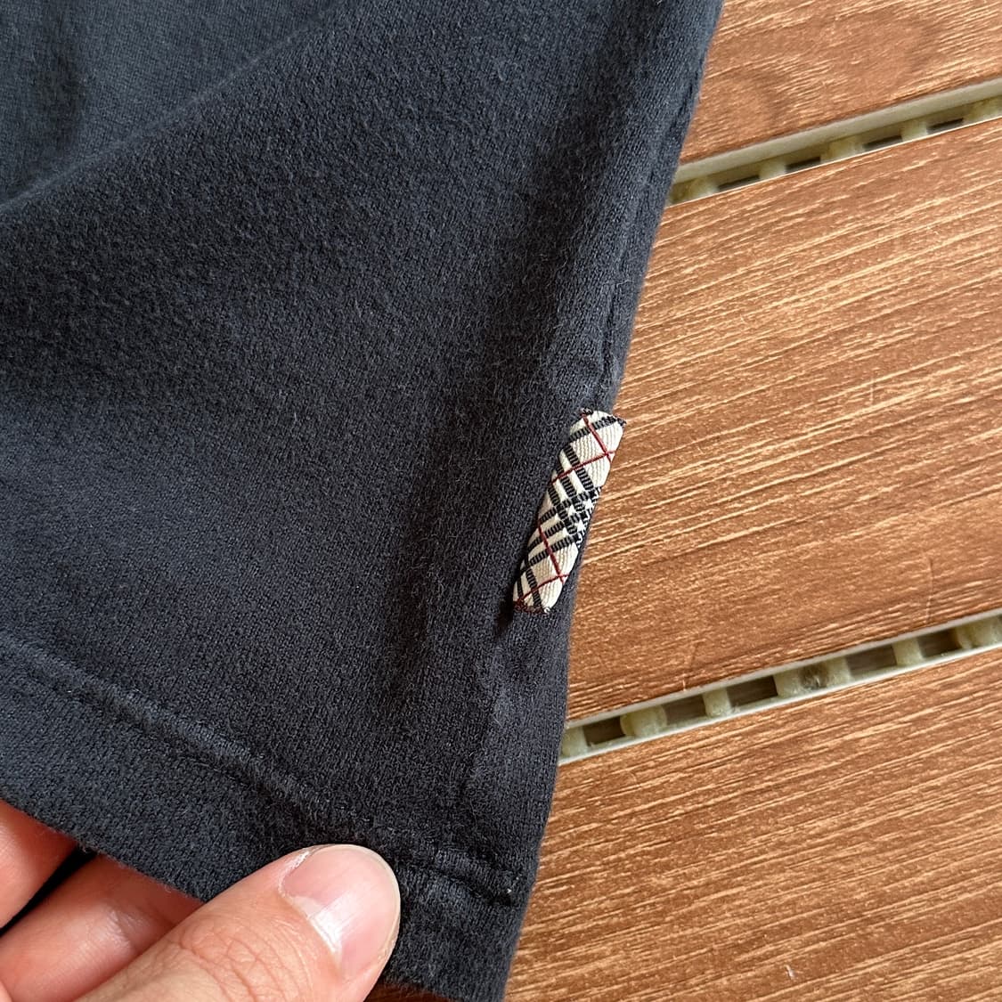 Burberry London logo cotton 1/2 tee 상품이미지5