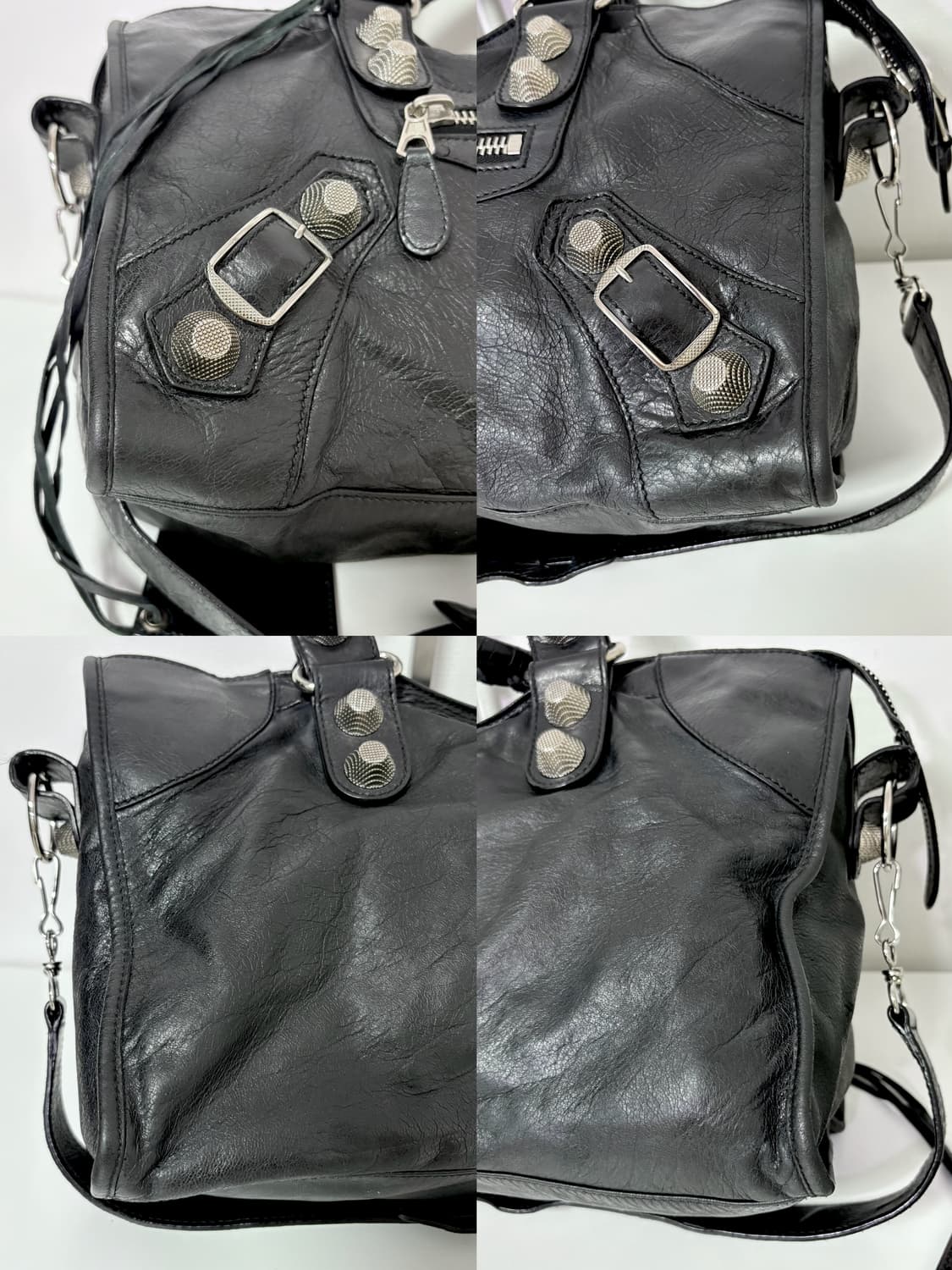 발렌시아가 자이언트 파트타임 모터 블랙 상품이미지9