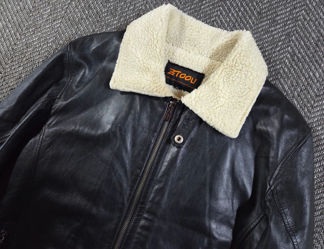 리얼 레더 양가죽 무스탕 자켓 상품이미지3