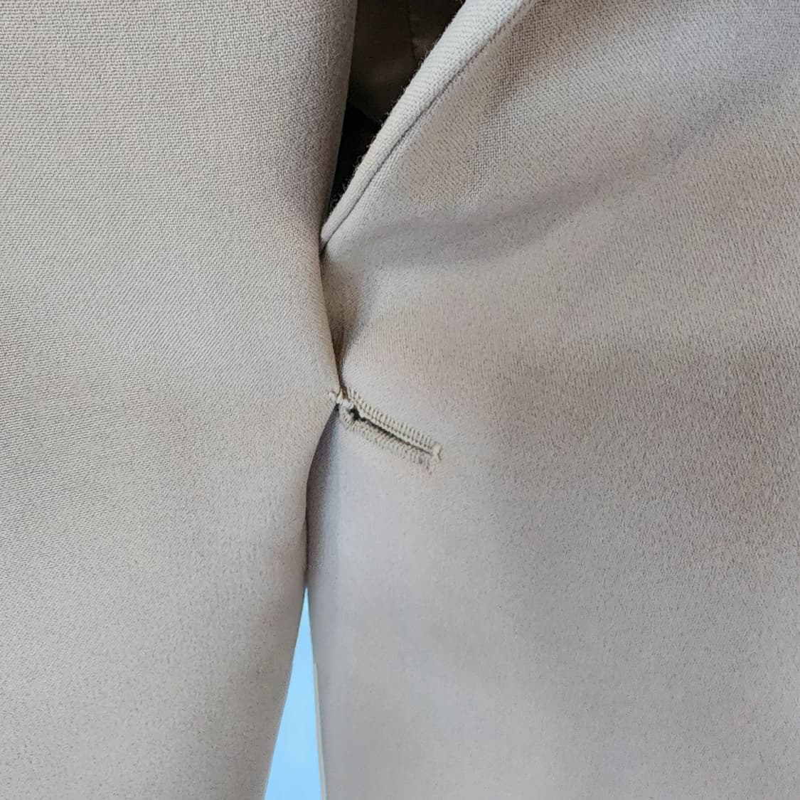 시에 베이지색 기본핏 블레이저 자켓 상품이미지6