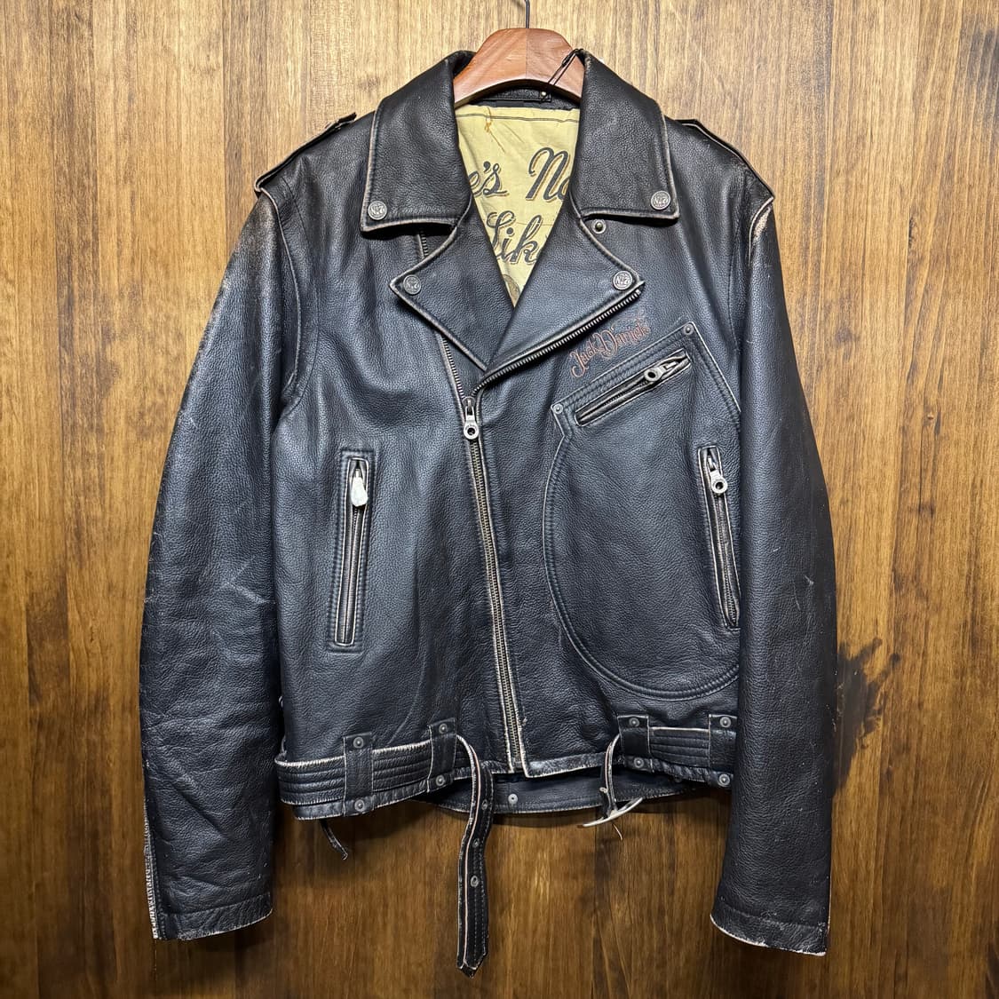 JACK DANIELS leather rider bike jacket 상품이미지2