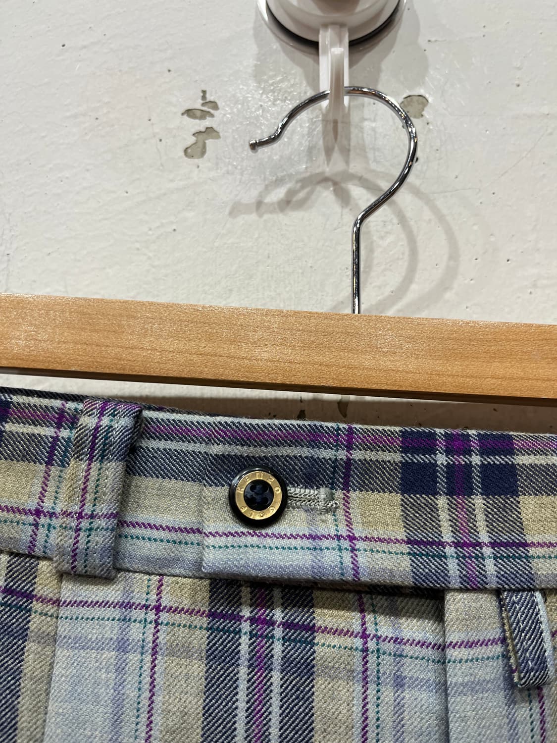 겐조 골프 투턱 퓨어울 팬츠 바지 Made in JAPAN 상품이미지5