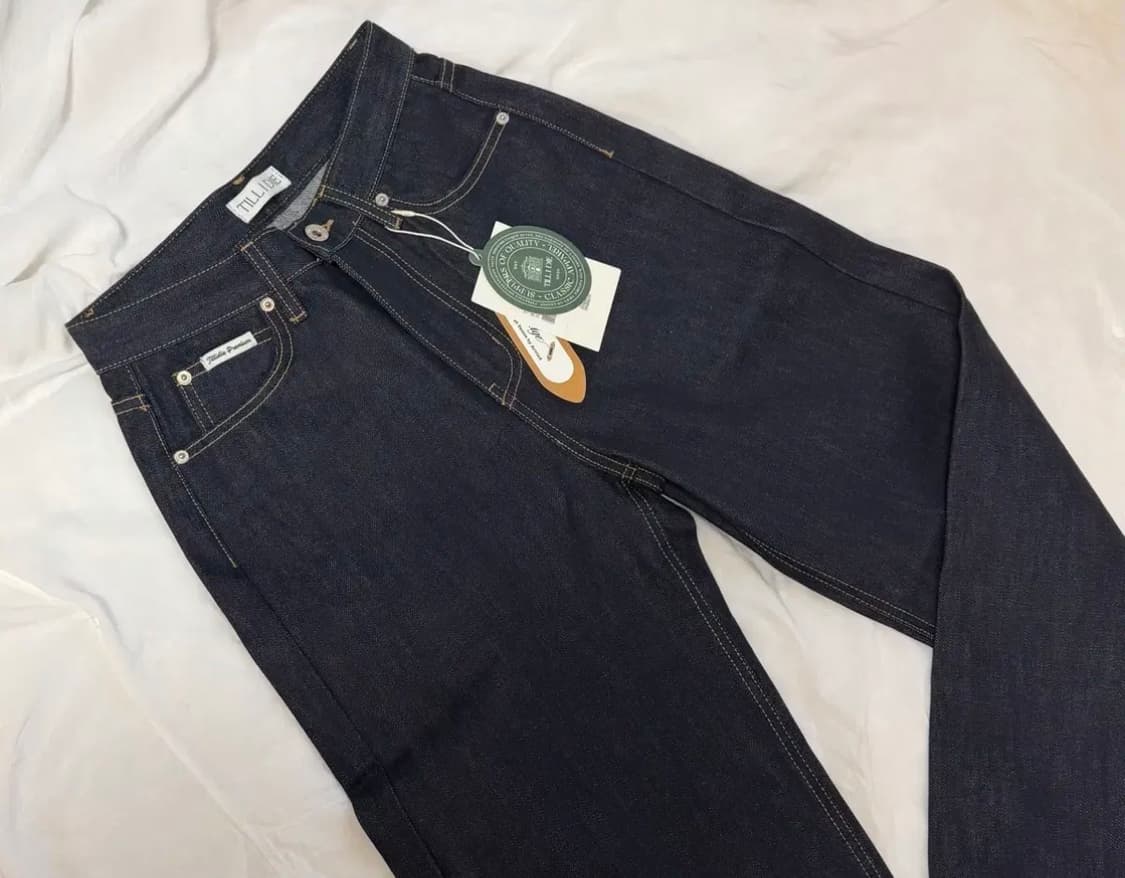[미 시착 새 상품] 틸아이다이 셀비지 생지데님 s 상품이미지5