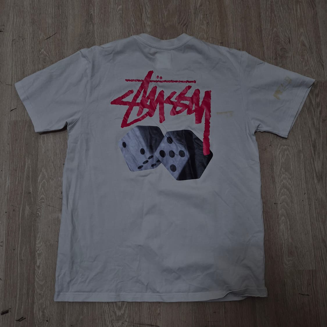 스투시 더블다이스 빅로고 반팔티셔츠 L(100) 상품이미지6