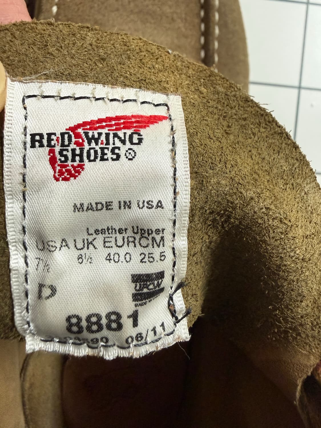 레드윙 8881 Olive Moc Toe 부츠 상품이미지6