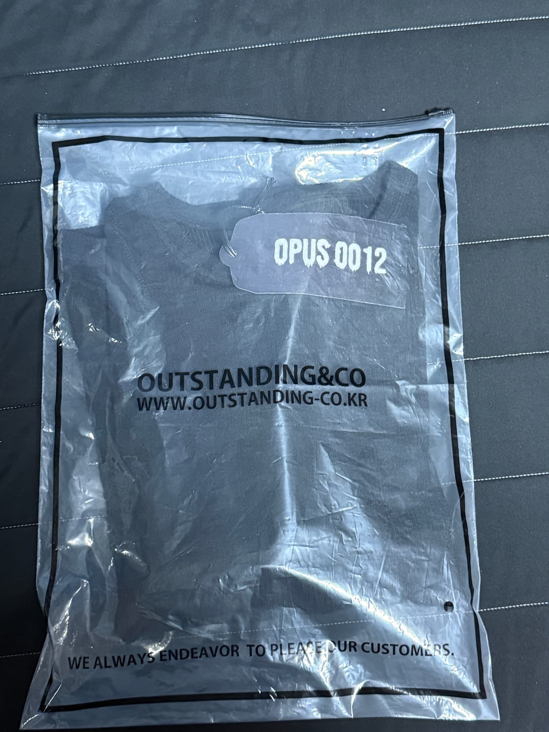 opus0012 REDRUM PATCH KNIT BLACK (L) 상품이미지2