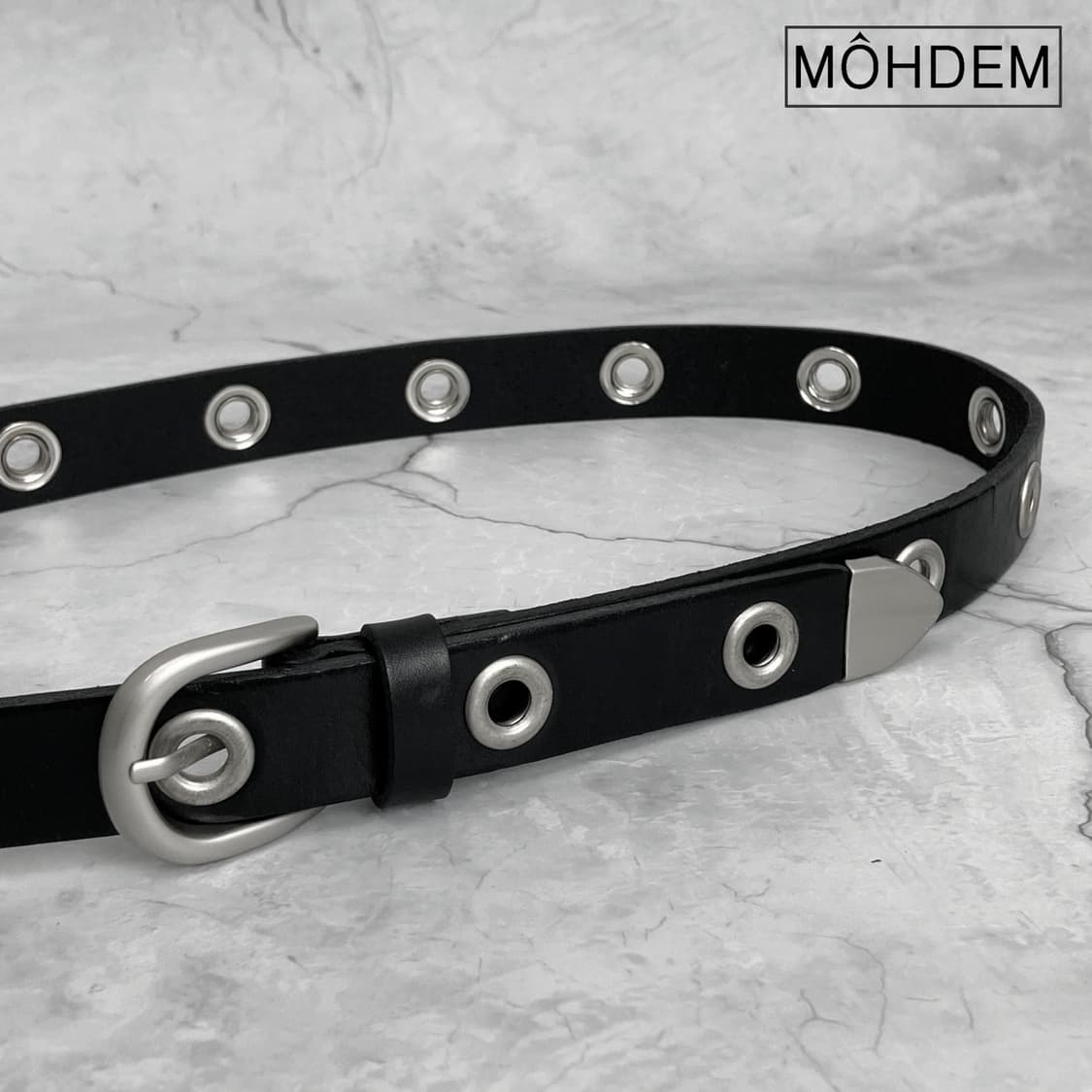 [Unisex] 아일렛 웨스턴 소가죽 벨트 상품이미지10