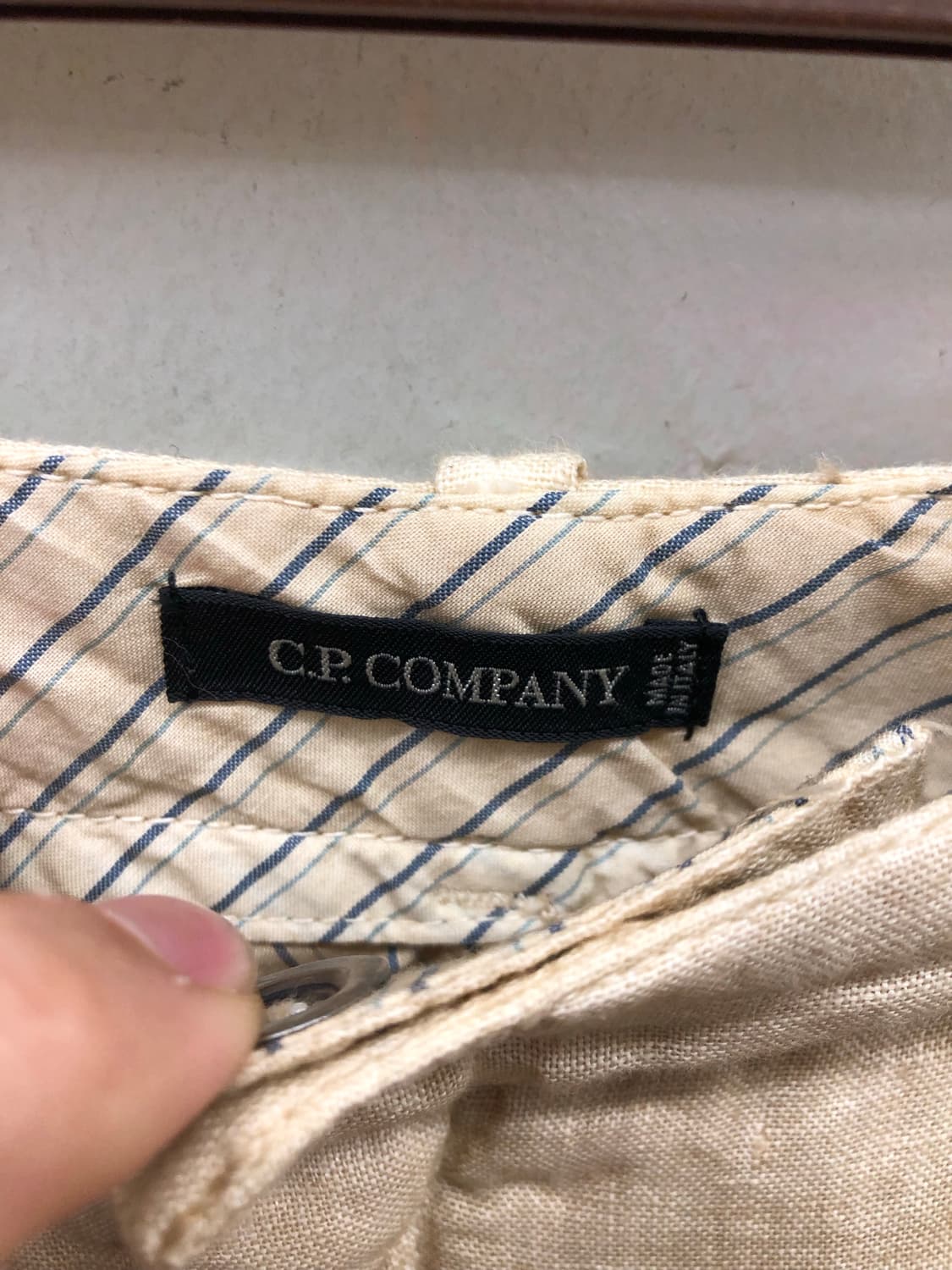 made in Italy 린넨 팬츠 상품이미지3