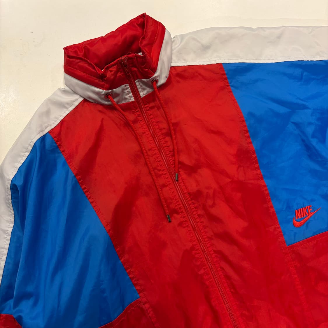 [M] 나이키 리이슈 컬러블록 바람막이 자켓 레드/블루 B291 상품이미지3