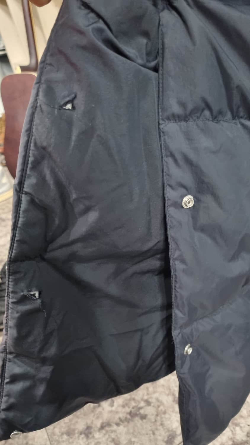 아르켓 105~110 사이즈 덕다운 패딩점퍼 (롱패딩) 하자있어요 상품이미지4