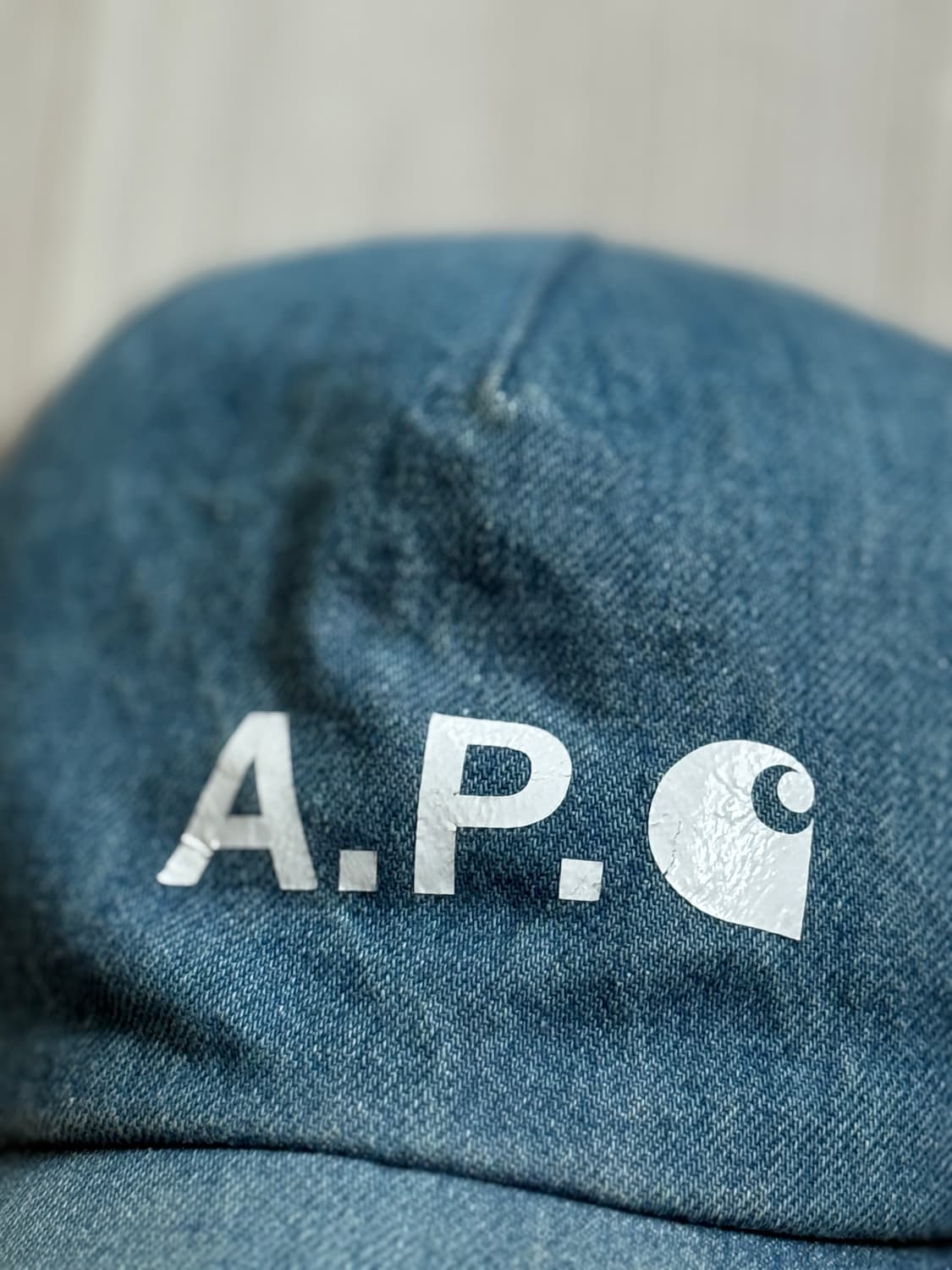 칼하트 x A.P.C 로고 볼캡  상품이미지3