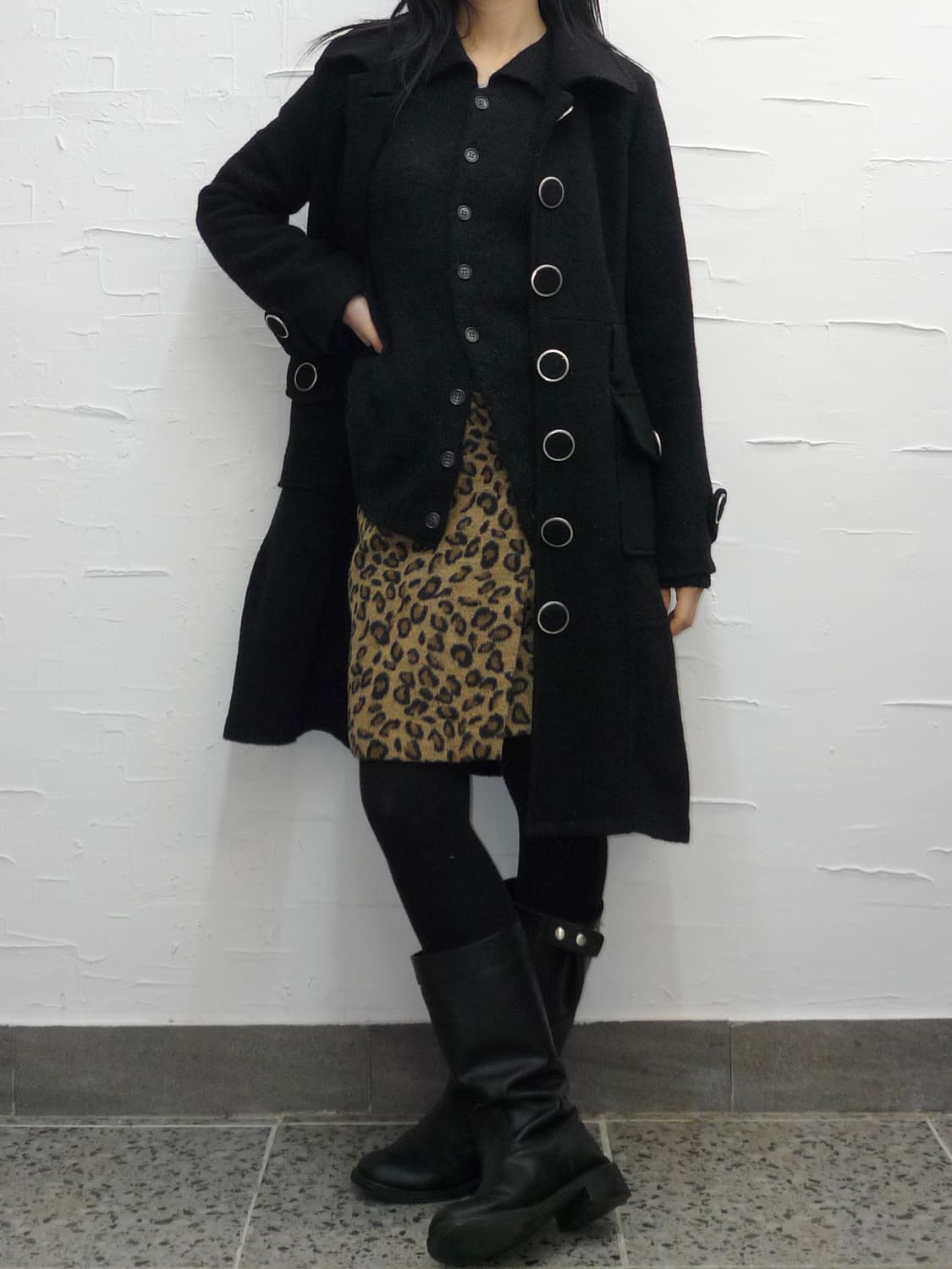 Big buttons flare coat 상품이미지4