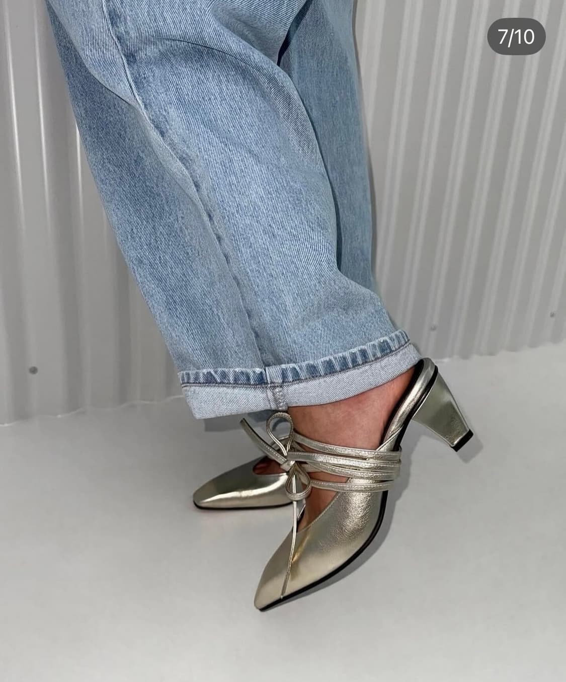 드래곤블루스 딥슬로프 레이스업 뮬 상품이미지2