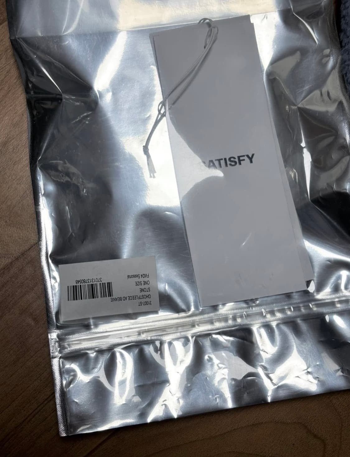 새티스파이 고스트플리스 AD 비니 스톤 상품이미지3