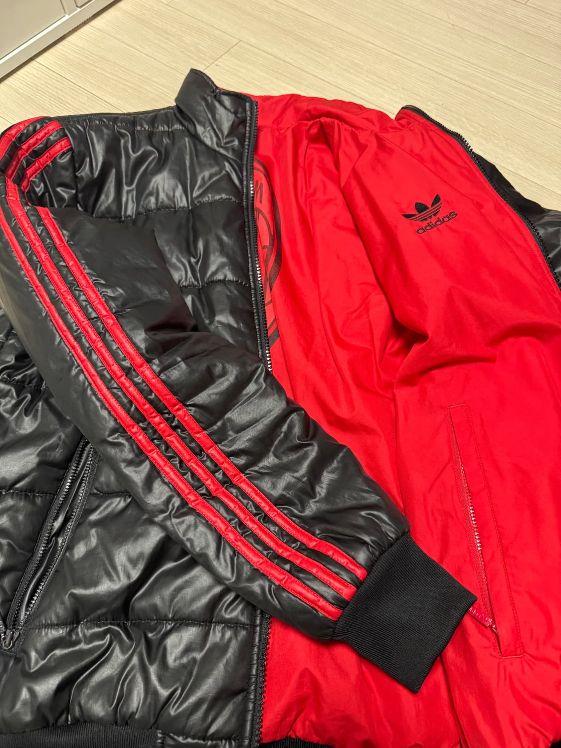 아디다스 ac밀란 리버시블 패딩 상품이미지3