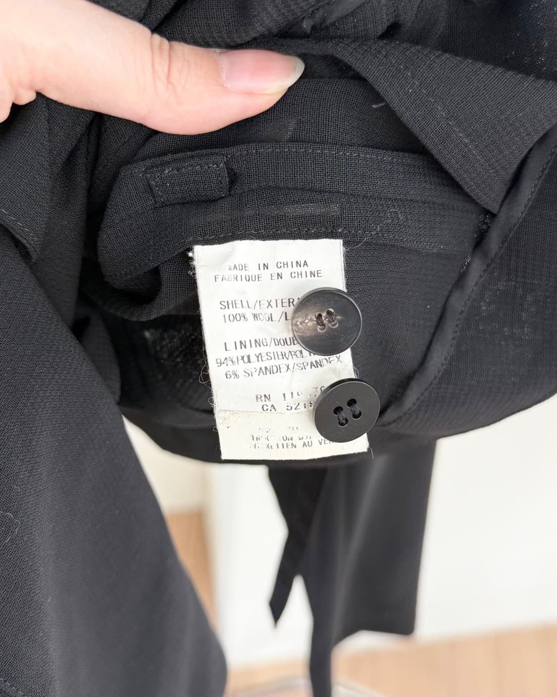 헬무트랭 블랙 랩 시어 슬리브 자켓 상품이미지8