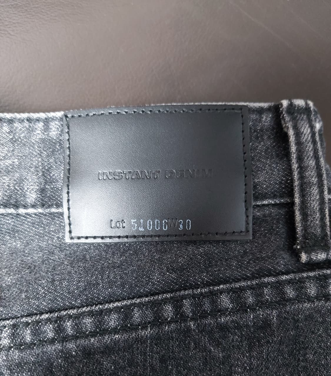 INSTANT DENIM 블랙 데님팬츠(30인치)

 상품이미지5