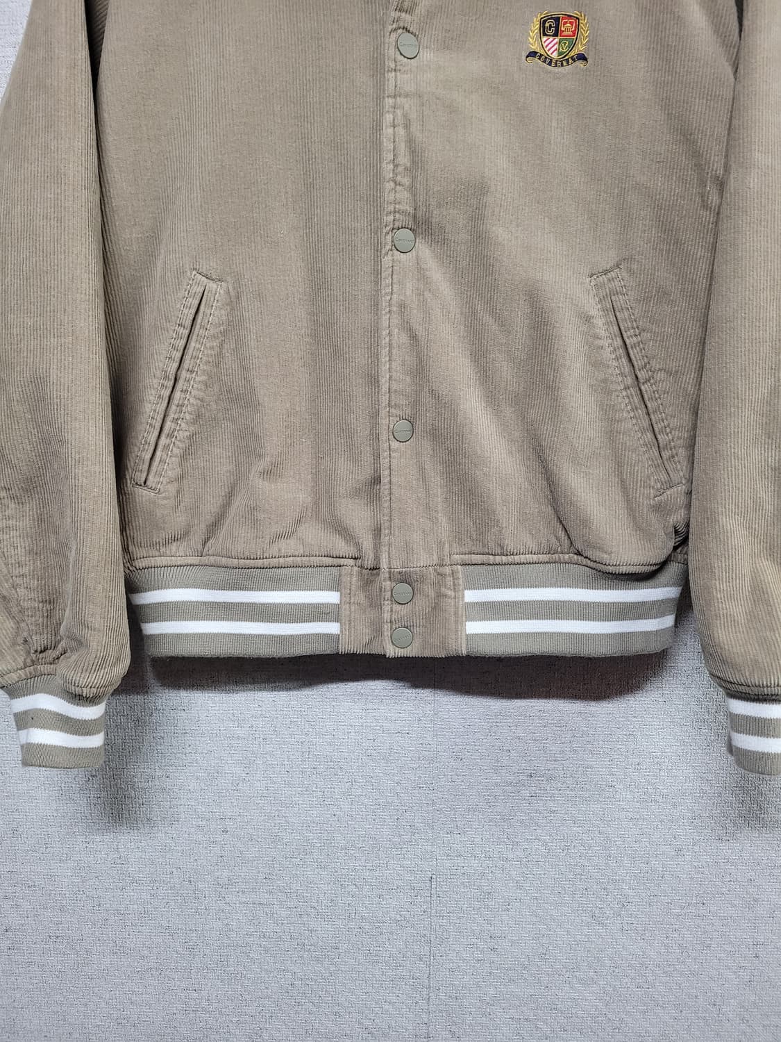 커버낫 월계관 코듀로이 패딩 자켓 (여성오버핏) 상품이미지2